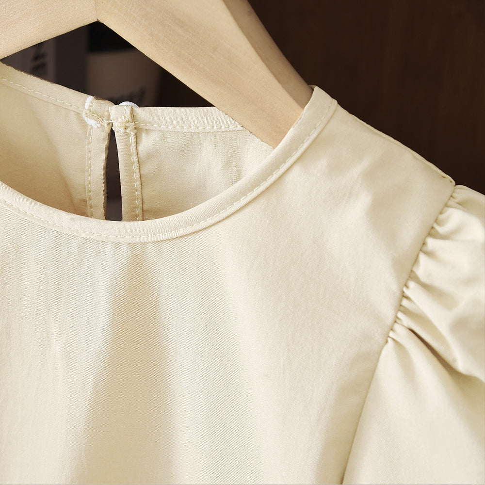 Girls' Ruffle T-shirt+Pant Casual Set