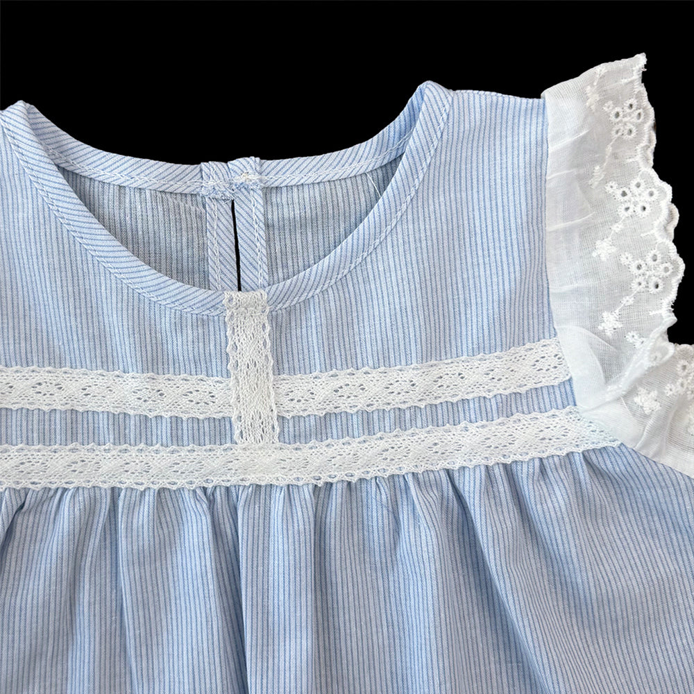 Girls' Lace Top+Trousers Kids Cute Set