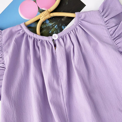Girls' Summer Loose Casual Dress
