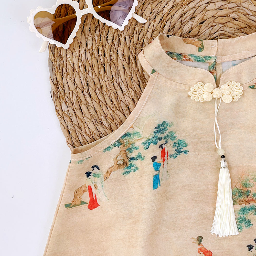 Girls' Chinese Style Ancient Printing Set