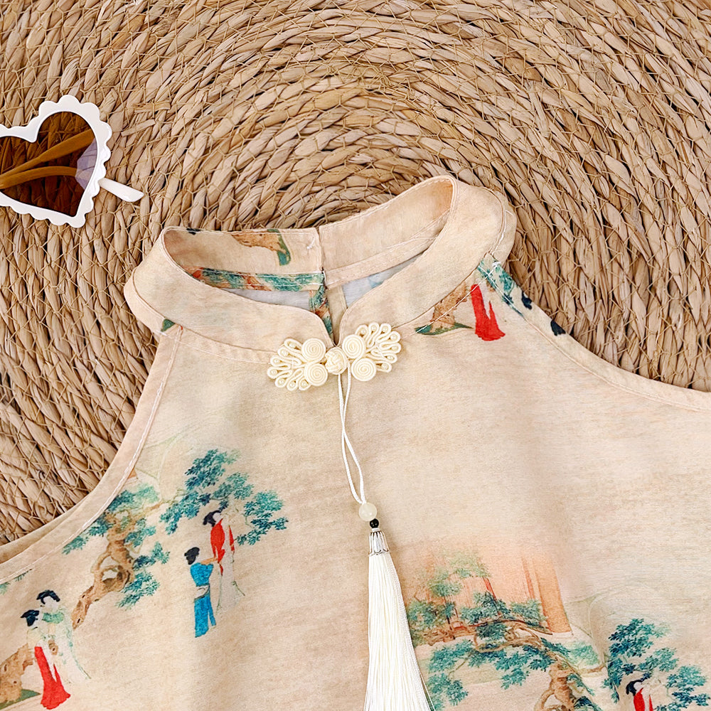 Girls' Chinese Style Ancient Printing Set