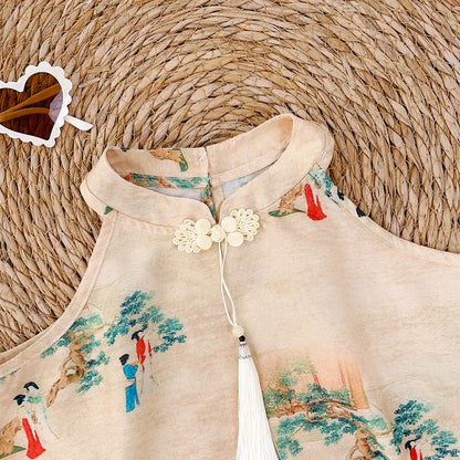 Girls' Chinese Style Ancient Printing Set