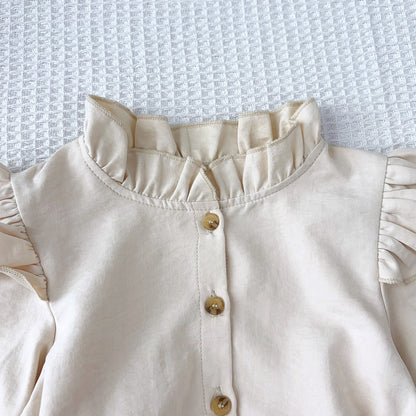 Girls' Long Sleeve Casual Dress