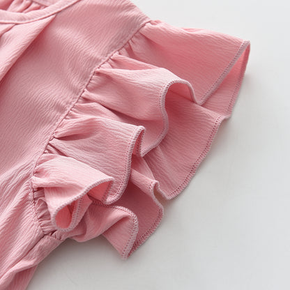 Girls' Summer Loose Casual Dress