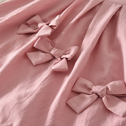 Fashion Bow Outfit 3-8 Year Old Cute Kid Girls' Dress
