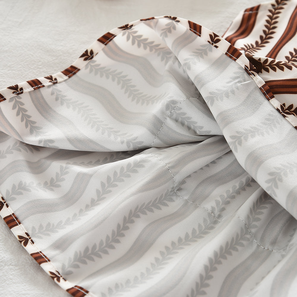 Stylish Stripes Ruffle 2pcs Set Girls' Vintage Summer Set