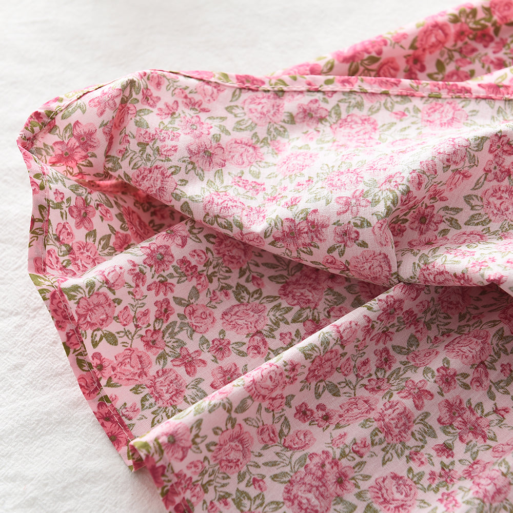 Girls' Floral Printing Casual Dress