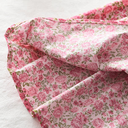 Girls' Floral Printing Casual Dress