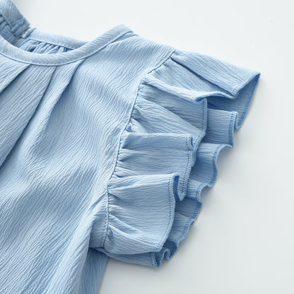 Girls' Summer Loose Casual Dress