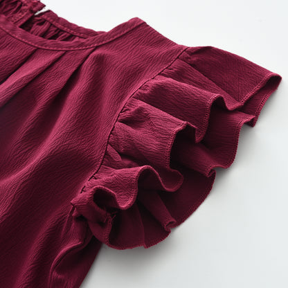 Girls' Summer Loose Casual Dress