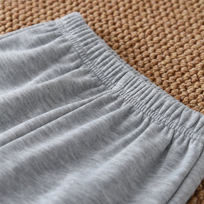 Girls' Bow Stripes Fake 2pcs Top+Trousers Fashion Set