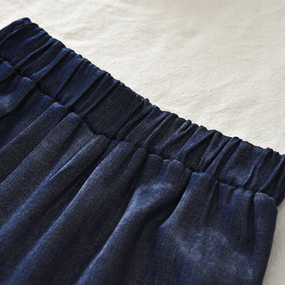 Lace Sleeveless Shirt+Trousers 2pcs Girls' Fashion Set