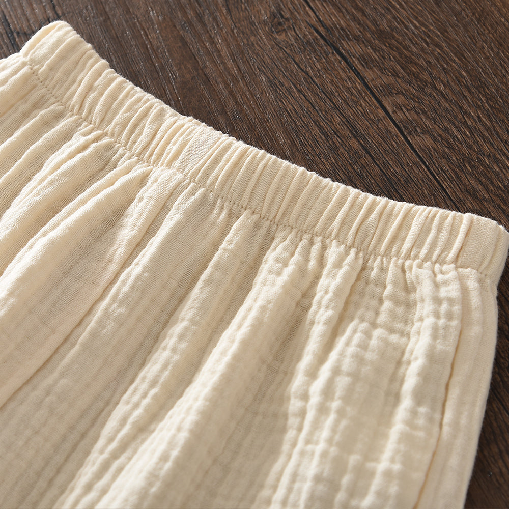 Strawberry Lace Sun-top Comfy Trousers 100% Cotton Girls' Set