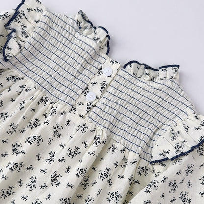 Girls' Long Sleeve Printing Blouse