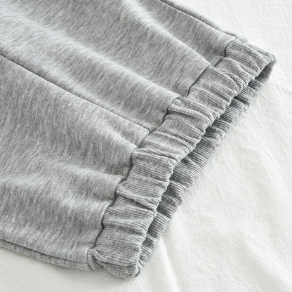 Girls' Letter Top+Flared Pant Casual Set