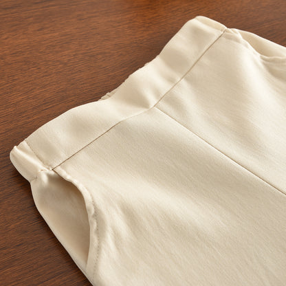 Bow Vest+Trousers French Style Fashion Girls' Set