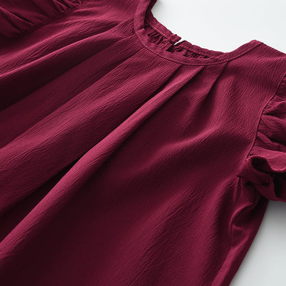 Girls' Summer Loose Casual Dress