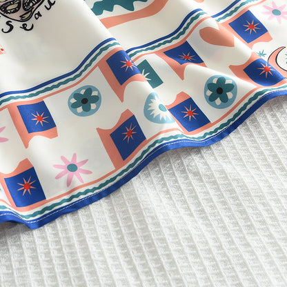 Girls' Interesting Printing Casual Dress