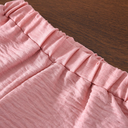 Ruffle Vest+Pants 2pcs Girls' Cute Summer Casual Set