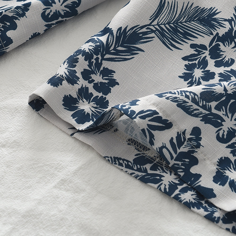 Girls' Tropical Printing Ruffle Special Set