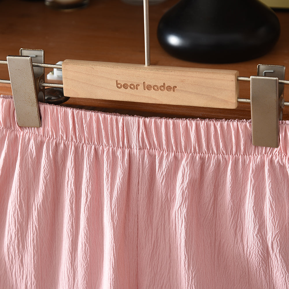 Lettuce Trim Sleeveless Shirt+Shorts 2pcs Girls' Summer Casual Set