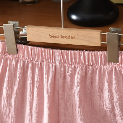 Lettuce Trim Sleeveless Shirt+Shorts 2pcs Girls' Summer Casual Set