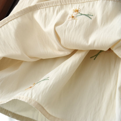 Daisy Embroidery Baby Outfit Cute Baby Girls' Dress