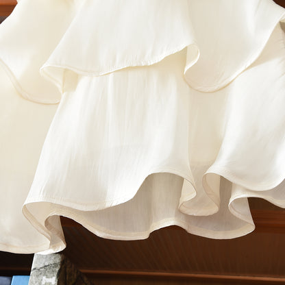 Ruffle Multi-Layers Kid Girls' Elegant Summer Dress