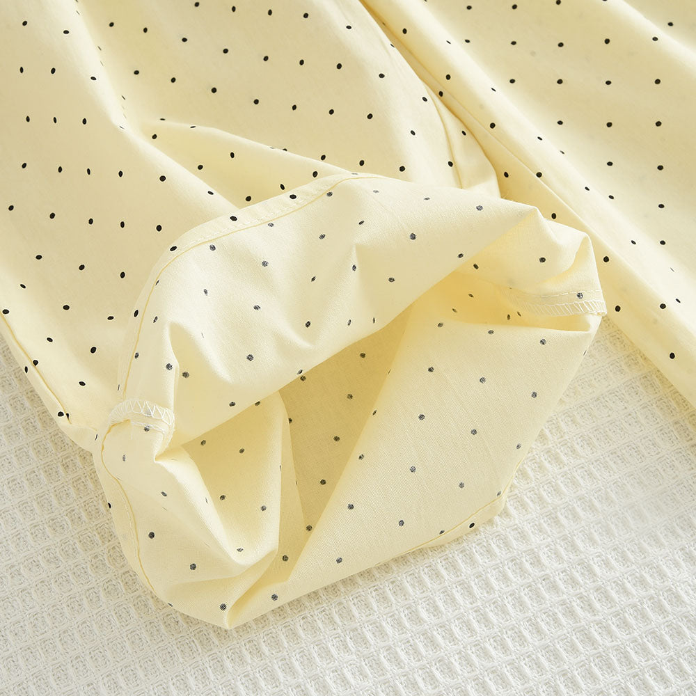 Girls' Dots Printing Bow-knot Elegant Set