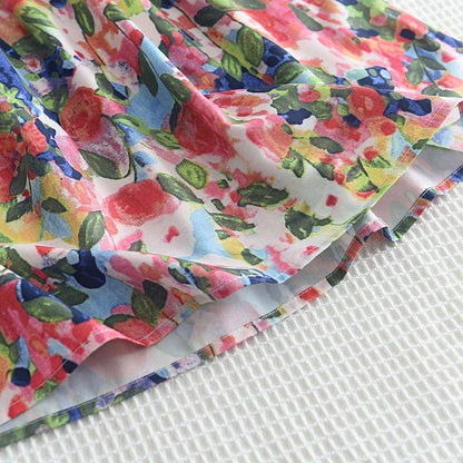 Girls' Colorful Printing Casual Dress