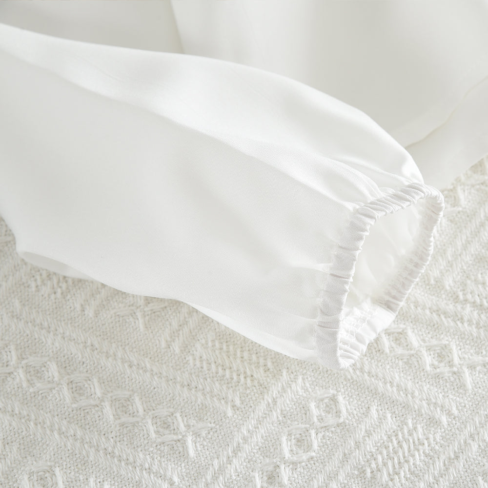 Girls' Bow Sundress+Classic Blouse 2pcs Fashion Set