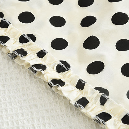 Girls' Organic Cotton Classic Polka Dot Set