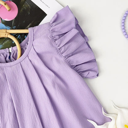 Girls' Summer Loose Casual Dress