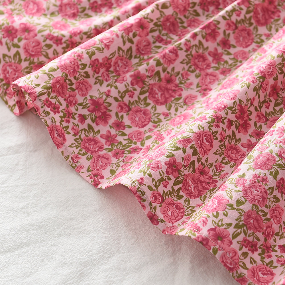 Girls' Floral Printing Casual Dress