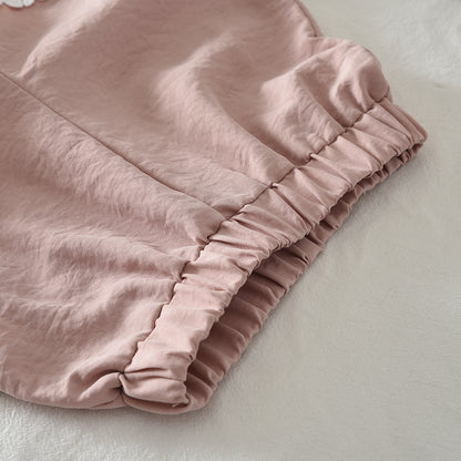 Floral Lace Top+Shorts Girls' Summer Cute Set