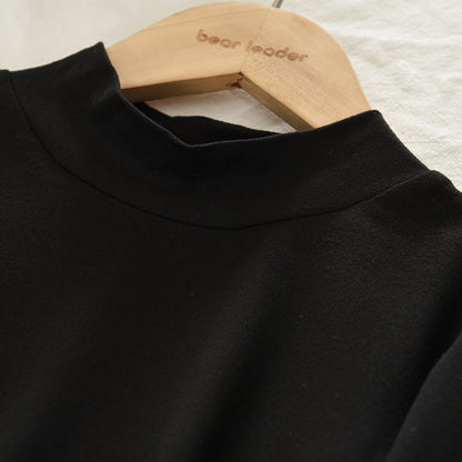 Long Sleeve T-shirt+Lace Vest+Wide Leg Pants Girls' 3pcs Fashion Outfit