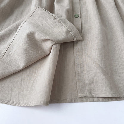 Girls' Organic Cotton Casual Dress