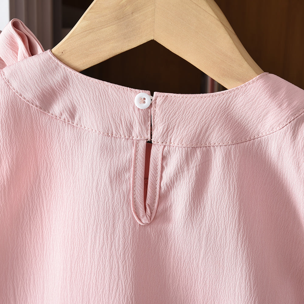 Simple Style Sleeveless Girls' Bow Dress