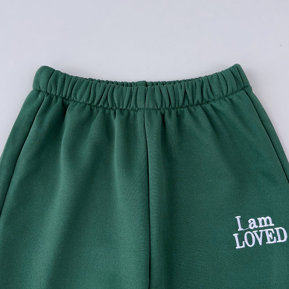 Girls' Casual Letter Top+Pant Sports Set