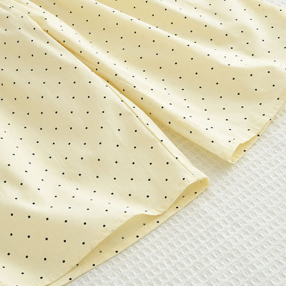 Girls' Dots Printing Bow-knot Elegant Set