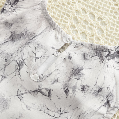 Girls' Ruffle Printing Loose Set