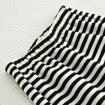 Girls' Stripes Cute Casual Set