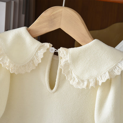 Girls' Lace Bow-knot Cute Baby Dress