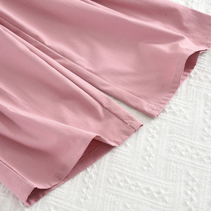 Girls' Long Sleeve Bow-knot Casual Set