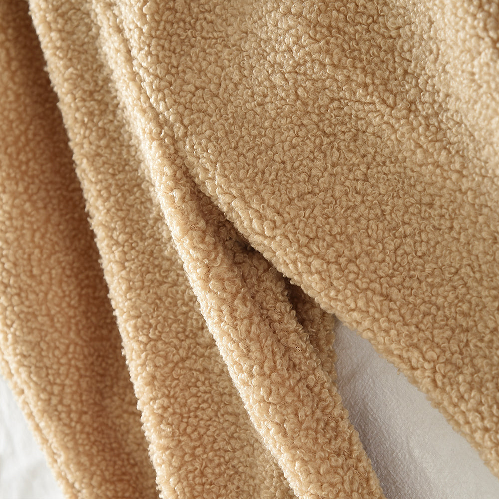 High Necked Furry Top Casual Sweatpants Christmas&New Year Warm Kid Outfit