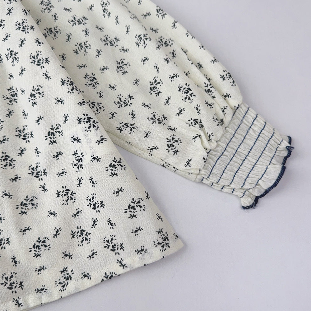 Girls' Long Sleeve Printing Blouse