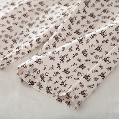 Seasonal Fashion Sleeveless Top+Floral Pants Girls' Summer Casual Set