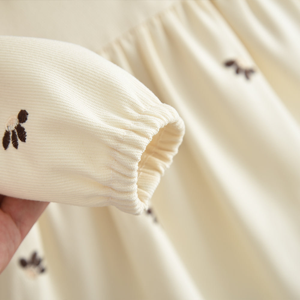 Peter Pan Collar Embroidery Cute Baby Dress