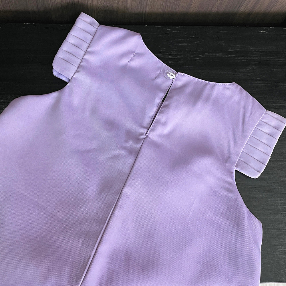 Girls' Elegant Three-dimensional Floral Dress