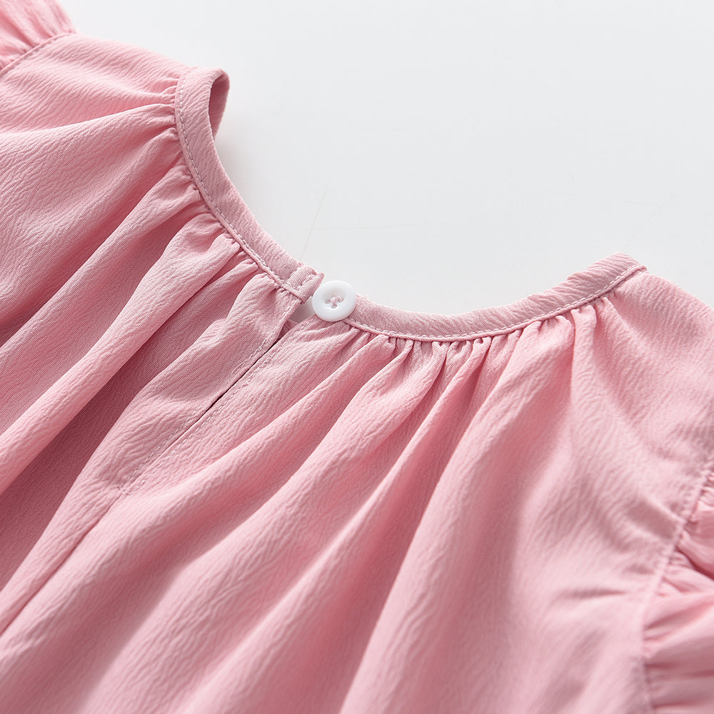 Girls' Summer Loose Casual Dress